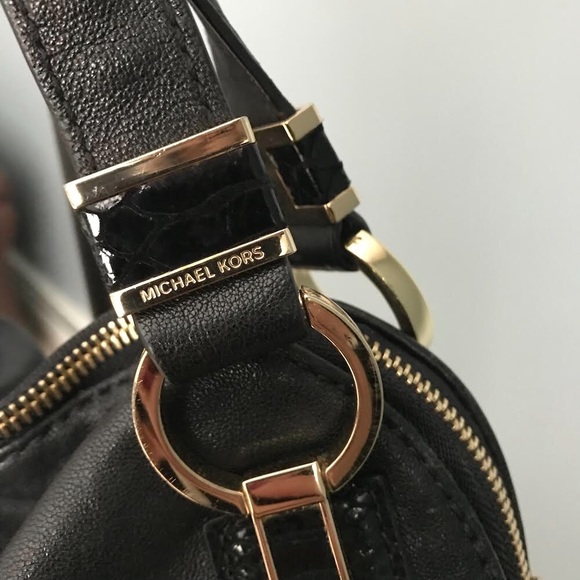 Michael Kors Matilda Large Slim Satchel Black - Picture 4 of 7